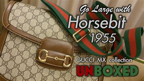 gucci 1955 size 20|gucci horsebit 1955 unboxing reviews.